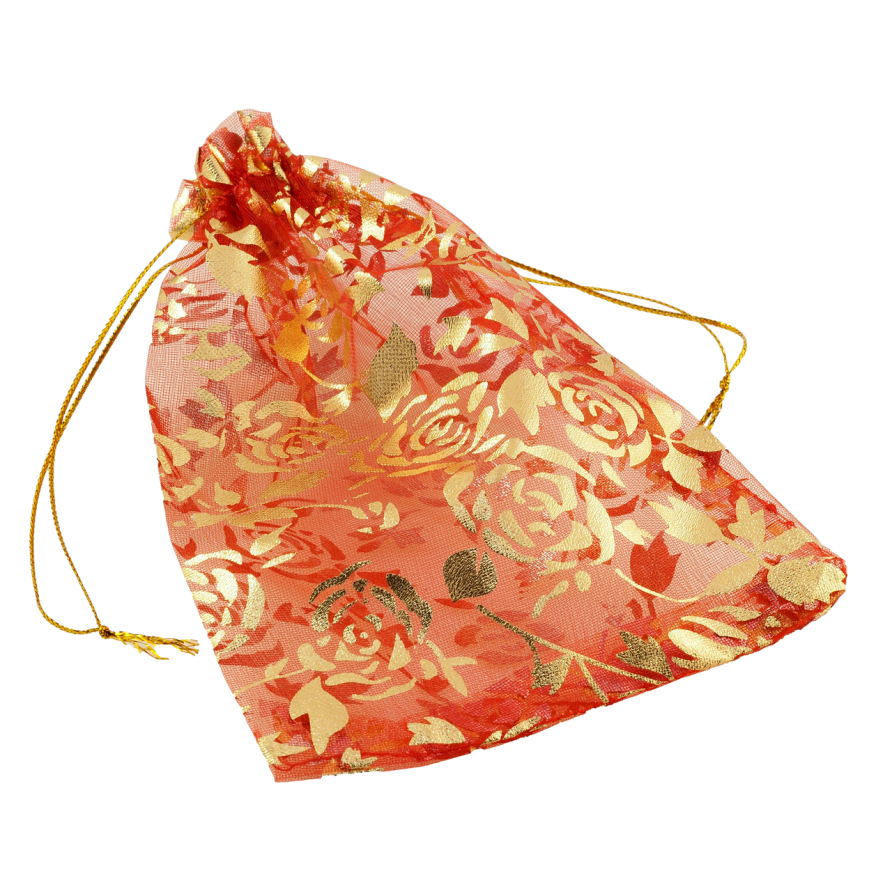 Мішечок подарунковий з органзи Квітковий візерунок розмір 12х17см ціна за 1 шт. фото №1 Мішечок подарунковий з органзи Квітковий візерунок розмір 12х17см ціна за 1 шт. фото №1