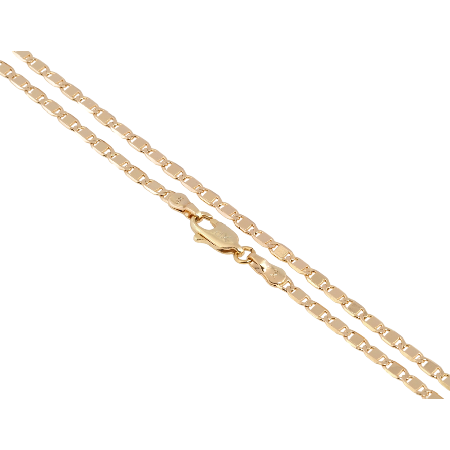 Цепочка Xuping Позолота 18K Плетение Морская цепь длина 45см х 3мм фото №1