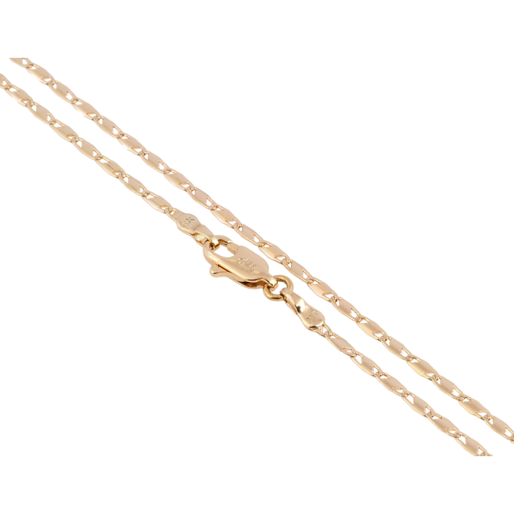 Ланцюжок Xuping Позолота 18K Плетіння Морський ланцюг довжина 45см х 2мм фото №12 Ланцюжок Xuping Позолота 18K Плетіння Морський ланцюг довжина 45см х 2мм фото №12