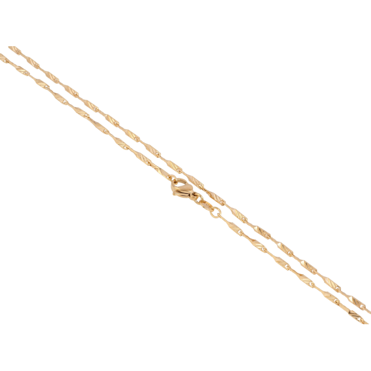 Ланцюжок Xuping Позолота 18K Плетіння Гурмета Рада довжина 46см х 2мм фото №24 Ланцюжок Xuping Позолота 18K Плетіння Гурмета Рада довжина 46см х 2мм фото №24