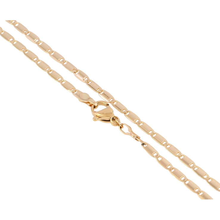 Ланцюжок Xuping Позолота 18K Плетіння Морський ланцюг довжина 45см х 3мм фото №7 Ланцюжок Xuping Позолота 18K Плетіння Морський ланцюг довжина 45см х 3мм фото №7