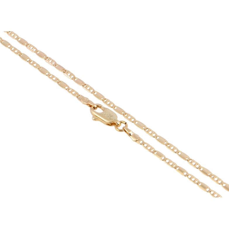 Цепочка Xuping Позолота 18K Плетение Морская цепь длина 44см х 2мм фото №10