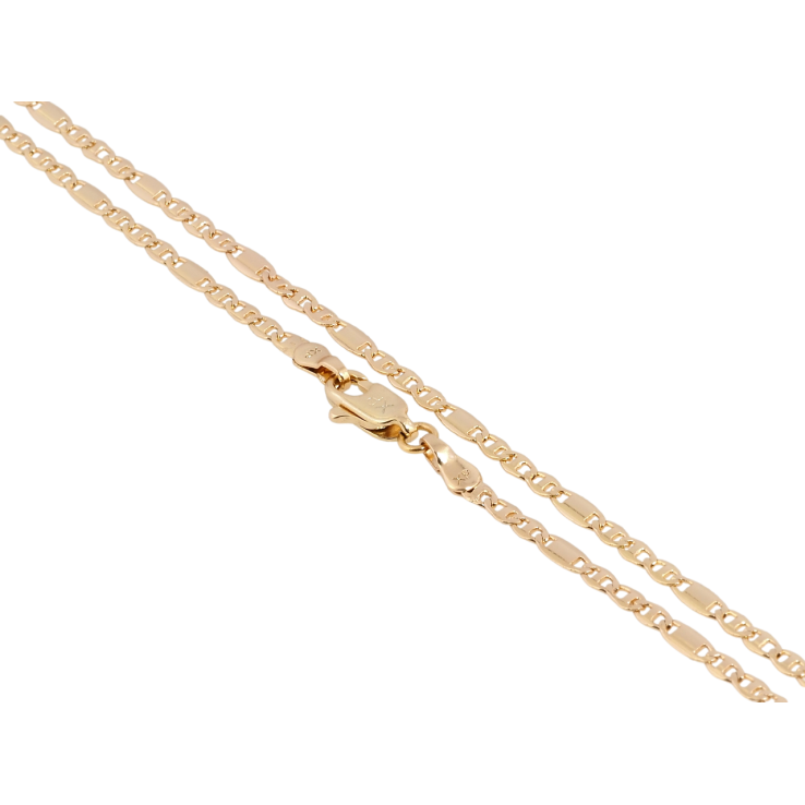 Ланцюжок Xuping Позолота 18K Плетіння Морський ланцюг довжина 45см х 2.5мм фото №17 Ланцюжок Xuping Позолота 18K Плетіння Морський ланцюг довжина 45см х 2.5мм фото №17