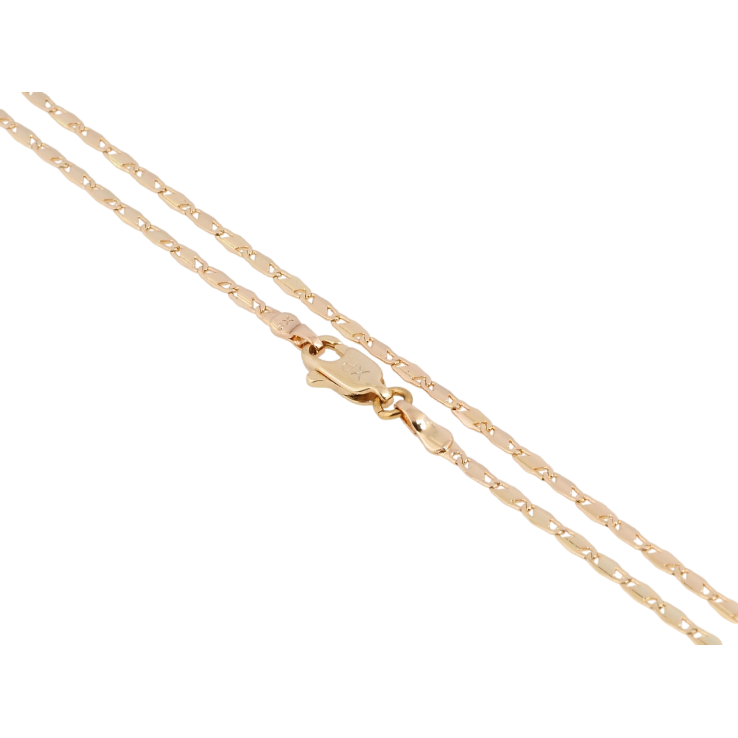 Ланцюжок Xuping Позолота 18K Плетіння Морський ланцюг довжина 44см х 2мм фото №21 Ланцюжок Xuping Позолота 18K Плетіння Морський ланцюг довжина 44см х 2мм фото №21