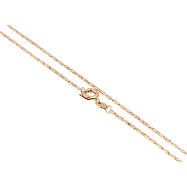 Цепочка Xuping Позолота 18K Плетение Бочонки длина 50см х 1мм фото №1