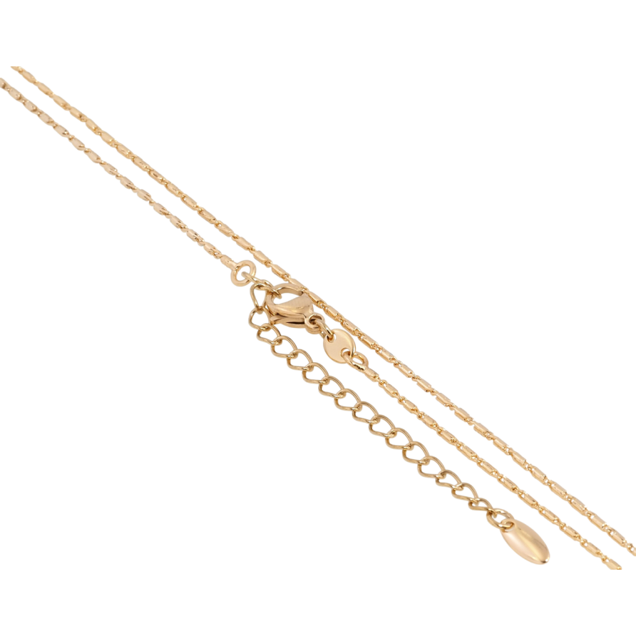 Ланцюжок Xuping Позолота 18K Плетіння Бочонки довжина з доп.ланцюжком 46-51см х 1мм фото №1 Ланцюжок Xuping Позолота 18K Плетіння Бочонки довжина з доп.ланцюжком 46-51см х 1мм фото №1