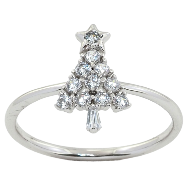 Каблучка Xuping Родій Ялинка інкрустація цирконієм фото №15