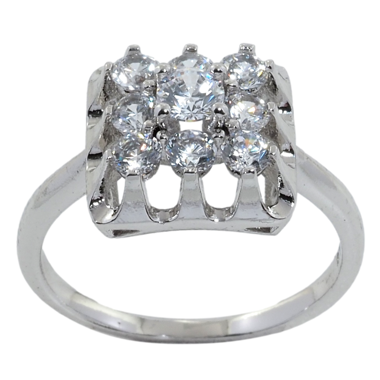 Каблучка Xuping Родій Інкрустація цирконієм фото №1