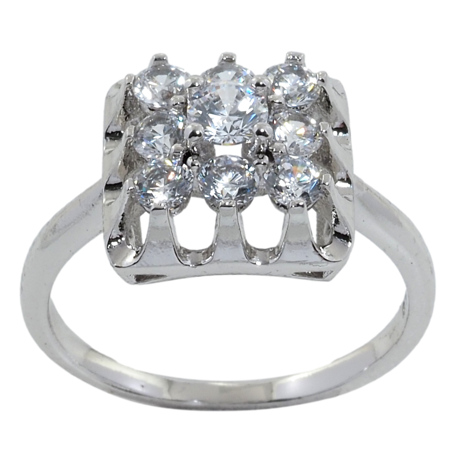 Каблучка Xuping Родій Інкрустація цирконієм фото №1