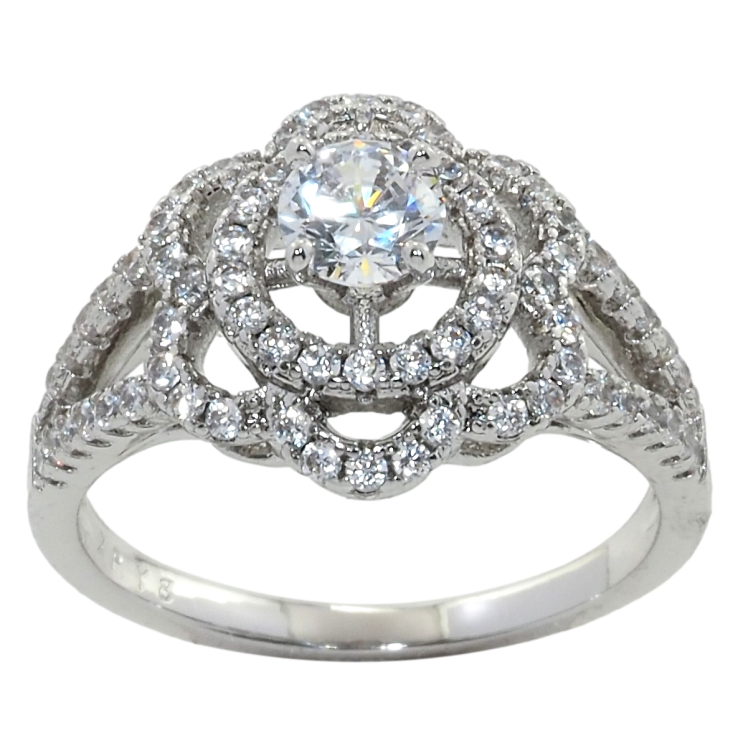 Каблучка Xuping Родій Квітка фото №6