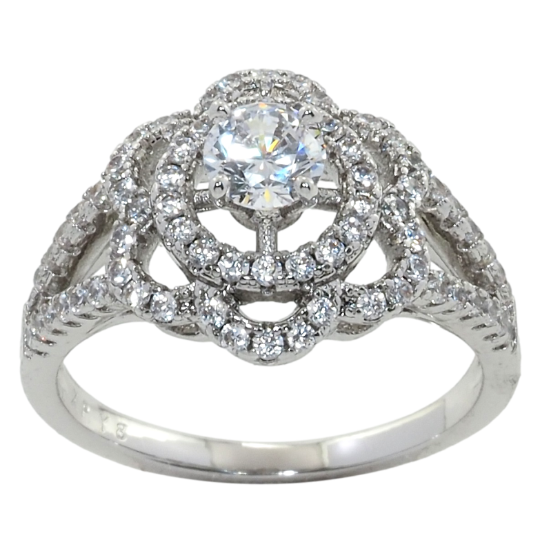 Каблучка Xuping Родій Квітка фото №1