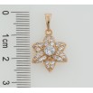 Кулон Xuping Позолота 18K Цветок инкрустация цирконием для цепочки до 5мм фото №2