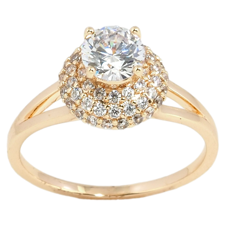 Каблучка Xuping M&L Колір 18К Кристальна витонченість фото №14