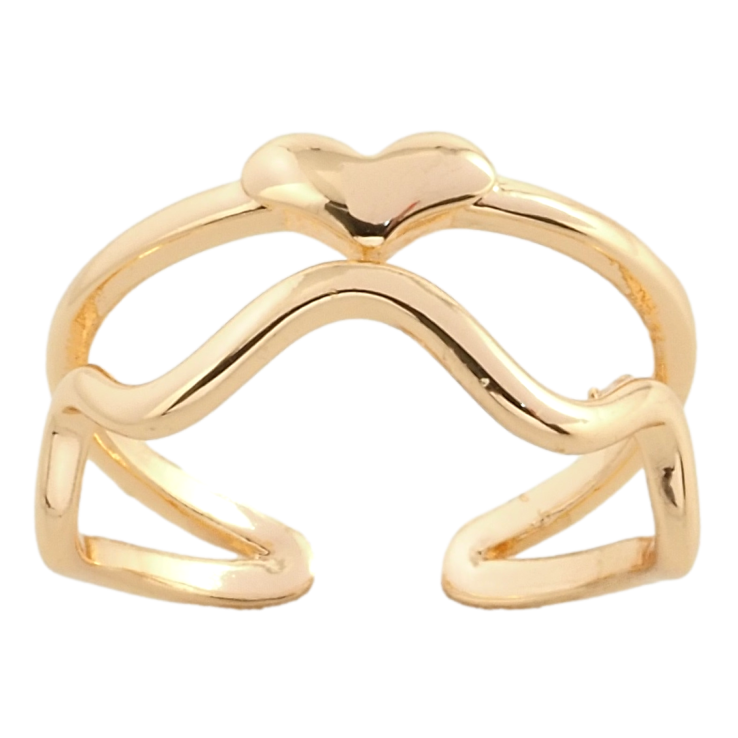 Каблучка Xuping M&L Колір 18К Сердечко фото №16