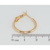 Серьги Xuping Позолота 18K кольца (конго) Классика ø 2см фото №2
