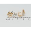 Сережки Xuping Позолота 18K англійський замок Квіточки фото №2