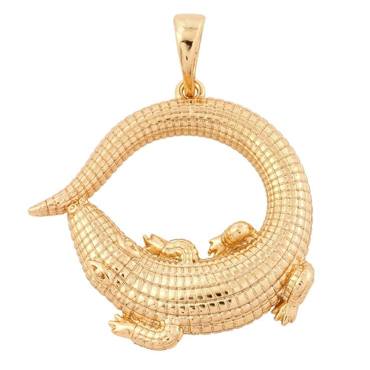 Кулон Xuping Позолота 18K Крокодил для ланцюжка до 5мм фото №22