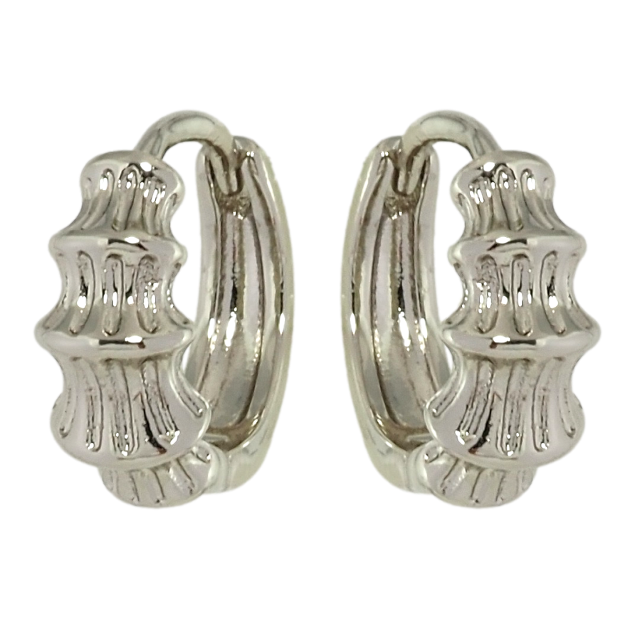 Серьги Xuping Родий колечки Декоративные фото №1