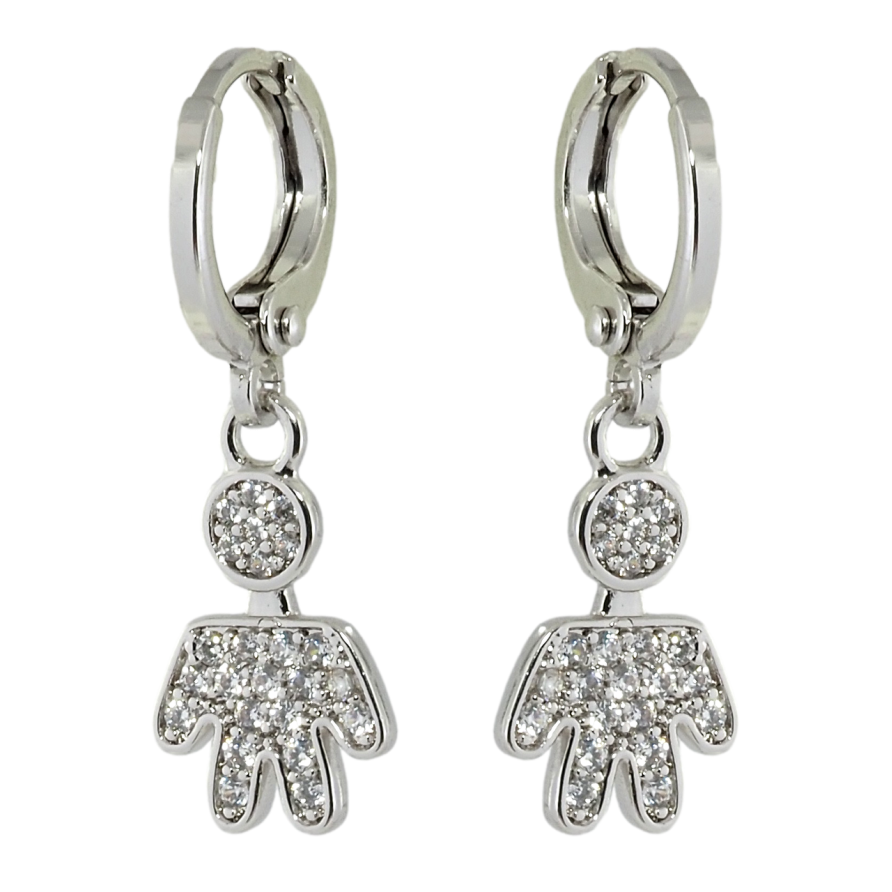 Сережки Xuping Родій підвіски на колечках Чоловічки фото №1