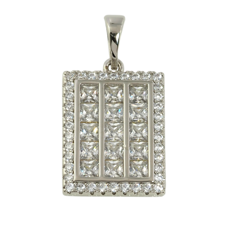 Кулон Xuping Родий Инкрустация цирконием для цепочки до 5мм фото №1