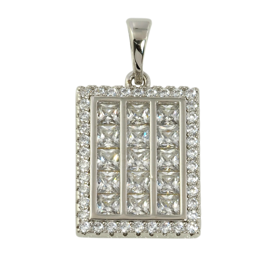 Кулон Xuping Родій Інкрустація цирконієм для ланцюжка до 5мм фото №1