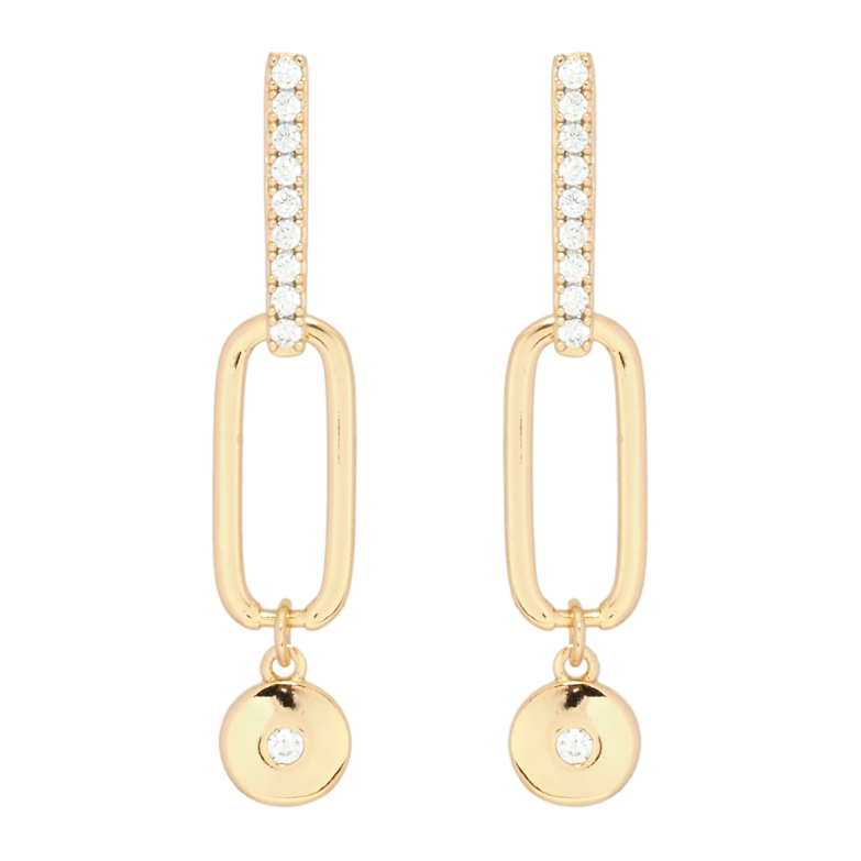 Сережки Xuping Позолота 18K пусети Декоративні підвіски фото №1