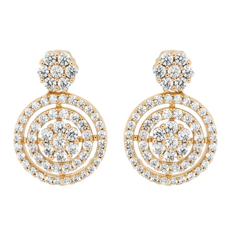 Серьги Xuping Позолота 18K пусеты Инкрустация цирконием фото №10 Серьги Xuping Позолота 18K пусеты Инкрустация цирконием фото №10