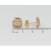 Сережки Xuping Позолота 18K пусети Інкрустація цирконієм фото №2 Сережки Xuping Позолота 18K пусети Інкрустація цирконієм фото №2