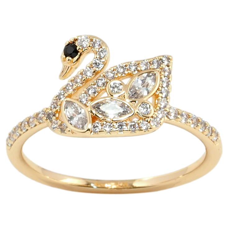 Каблучка Xuping M&L Колір 18К Лебідь фото №17