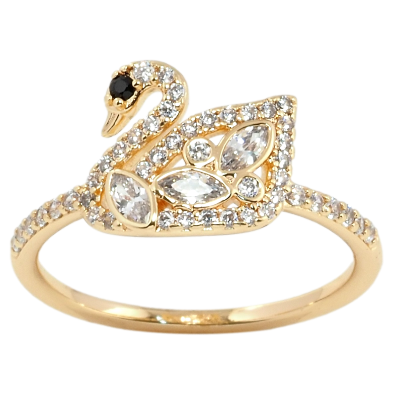 Каблучка Xuping M&L Колір 18К Лебідь фото №1