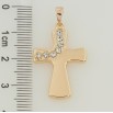 Кулон Xuping M&L Колір 18К Декоративний Хрест із цирконієм для ланцюжка до 5мм фото №2