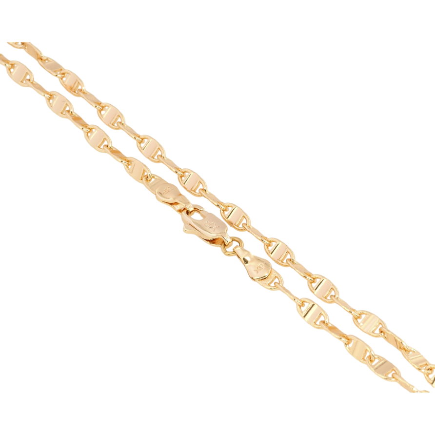 Цепочка Xuping M&L Цвет 18К Плетение Морская цепь длина 45см х 3мм фото №1