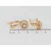 Сережки Xuping Позолота 18K англійський замок Декоративні квіточки з цирконієм фото №2