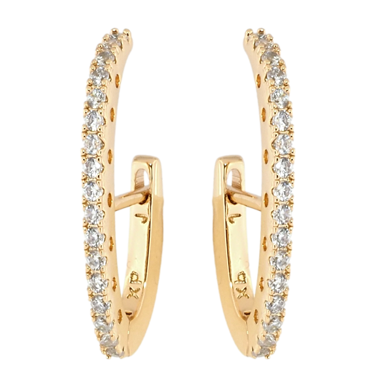 Сережки Xuping Позолота 18K англійський замок Доріжки цирконі фото №16 Сережки Xuping Позолота 18K англійський замок Доріжки цирконі фото №16