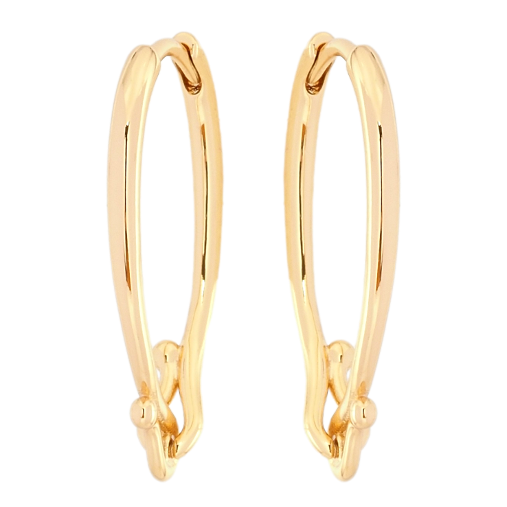 Серьги Xuping Позолота 18K колечки Декоративные фото №20