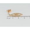 Сережки Xuping Позолота 18K пусети Декоративні підвіски з цирконієм фото №2