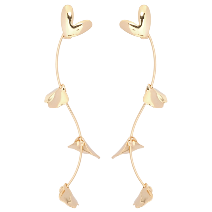 Сережки Xuping Позолота 18K пусети Декоративні підвіски фото №15