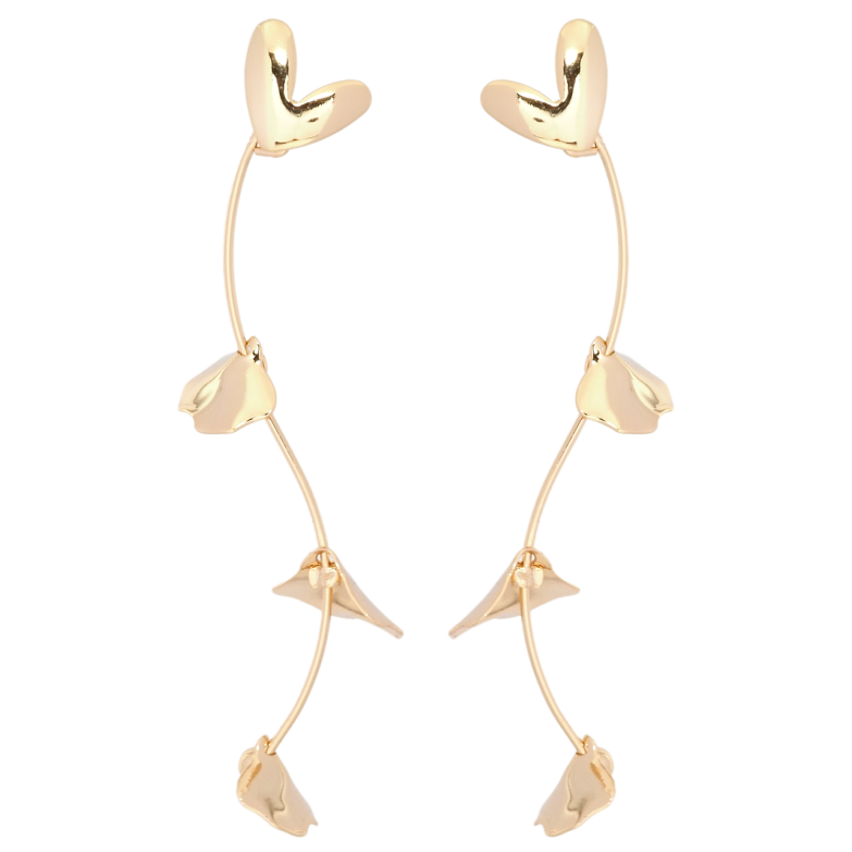 Сережки Xuping Позолота 18K пусети Декоративні підвіски фото №1