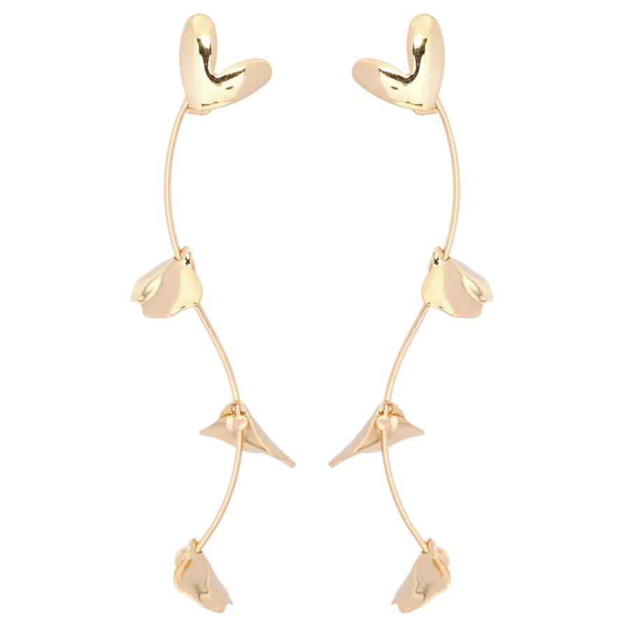 Сережки Xuping Позолота 18K пусети Декоративні підвіски фото №1