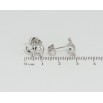 Сережки дитячі Xuping Родій пусети Слоники фото №3 Сережки дитячі Xuping Родій пусети Слоники фото №3