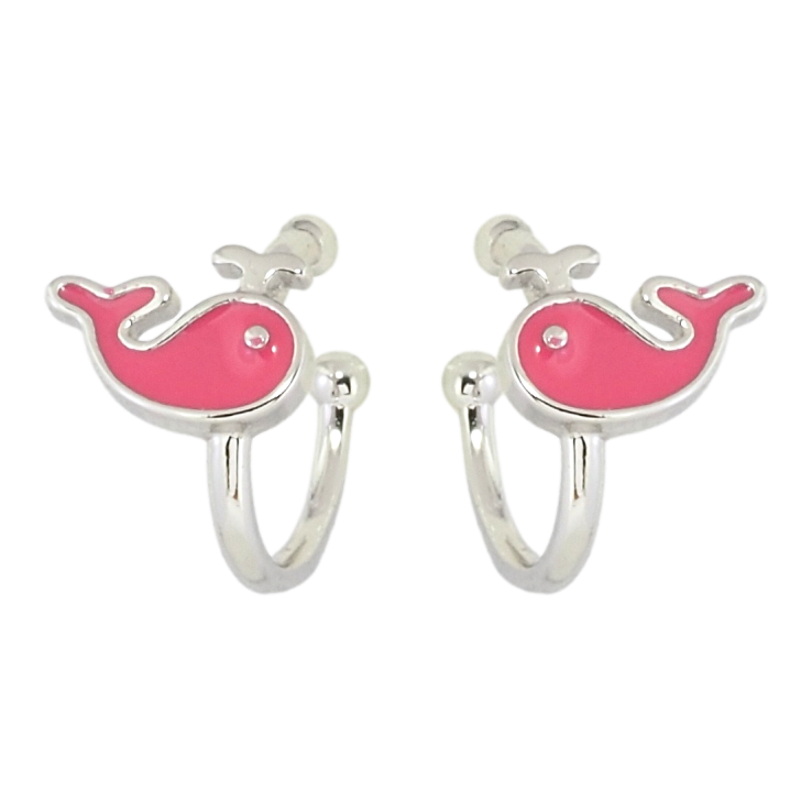 Сережки дитячі Xuping Родій кафи Кити з рожевою емаллю фото №24 Сережки дитячі Xuping Родій кафи Кити з рожевою емаллю фото №24