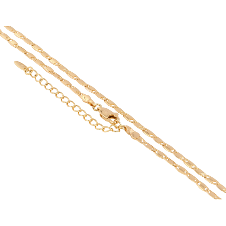 Цепочка Xuping Позолота 18K Плетение Морская цепь длина с доп.цепочкой 44-49см х 2мм фото №1