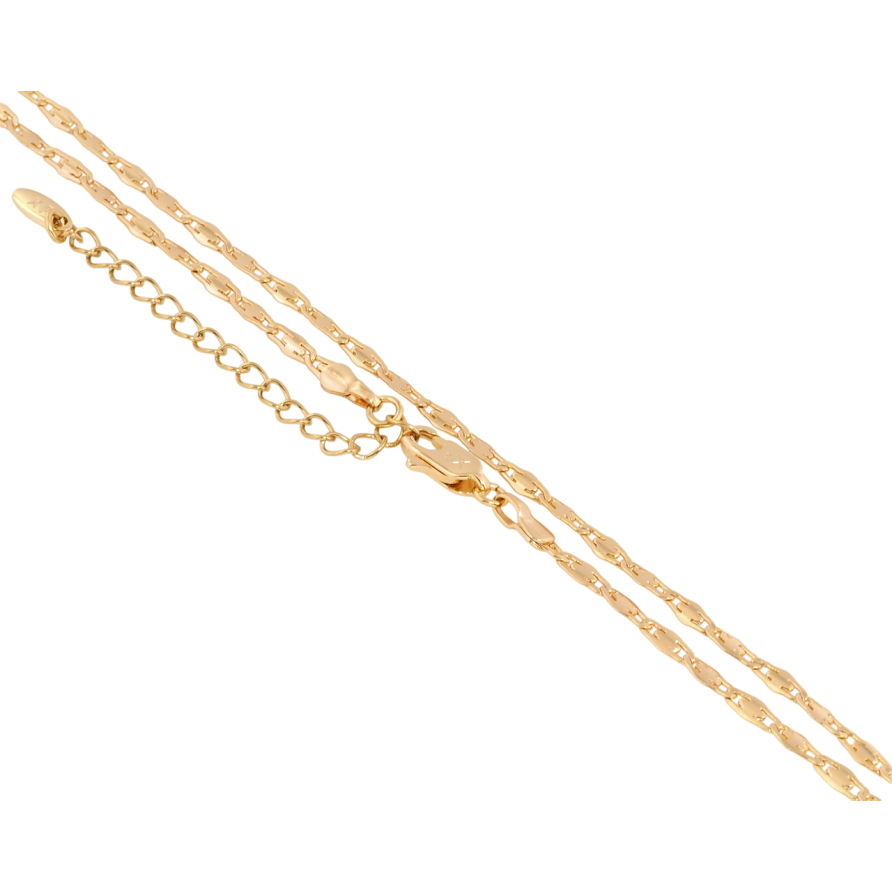 Ланцюжок Xuping Позолота 18K Плетіння Декоративне довжина з доп.ланцюжком 44-49см х 2мм фото №1