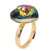 Кольцо Xuping цвет 18K с кр-ми Swarovski Сердце кристалл Vitrail Medium фото №2
