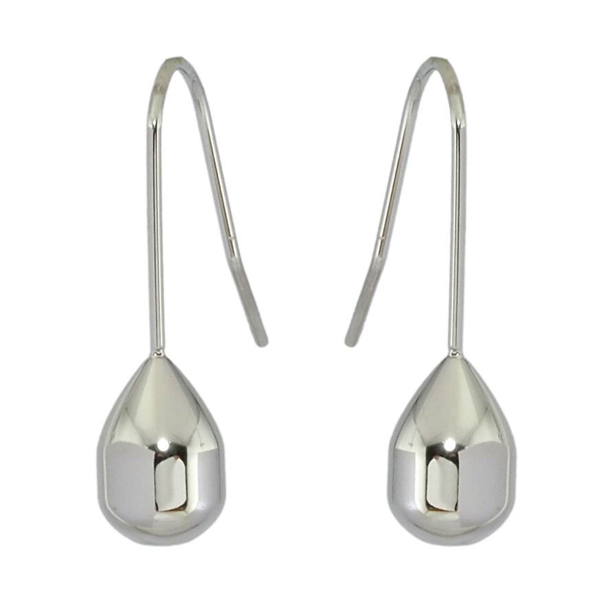 Серьги Xuping TTM Stainless Steel цвет Родий французский замок Капельки фото №1