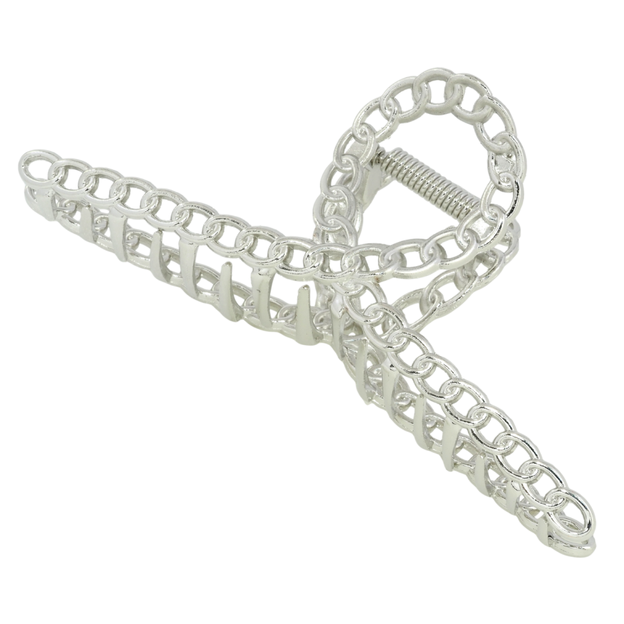 Краб металевий Петелька візерунок ланцюжок довжина 11.5см фото №1