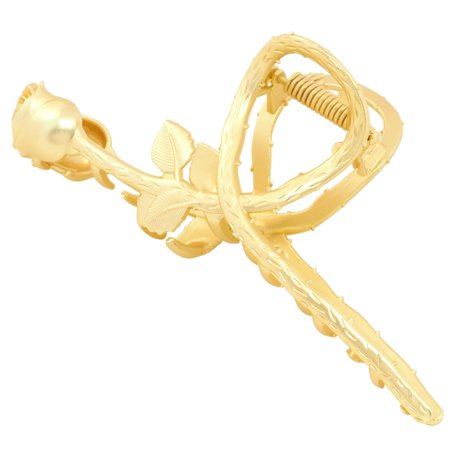 Краб металлический Роза длина 11см фото №1