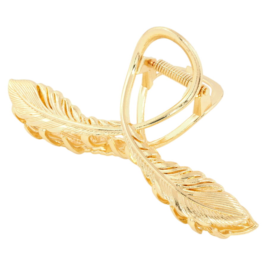 Краб металевий Петелька перо довжина 11см фото №1