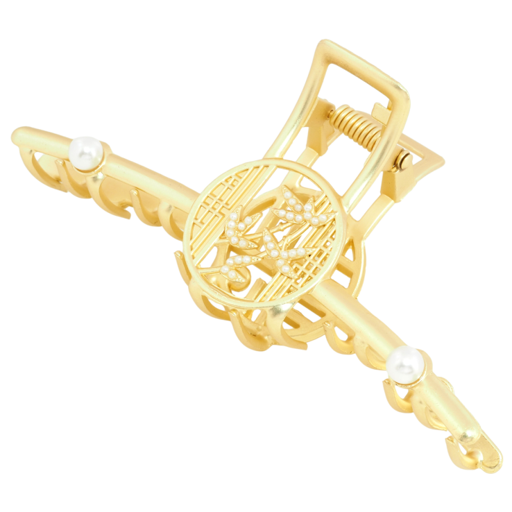 Краб металевий Двосторонній візерунок з перлами довжина 11см фото №15 Краб металевий Двосторонній візерунок з перлами довжина 11см фото №15