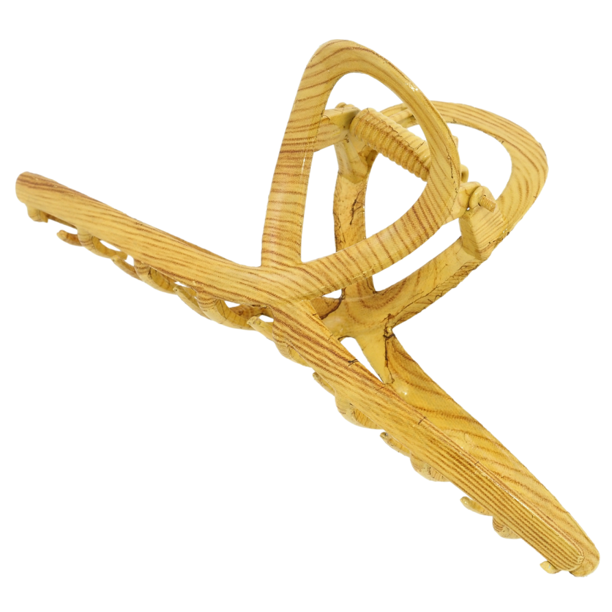 Краб металлический Петелька узор под дерево длина 11.5см фото №1